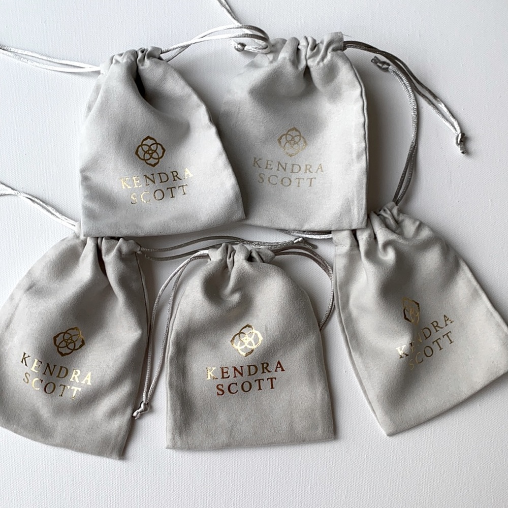 Set of 5 New Kendra Scott Drawstring Bag